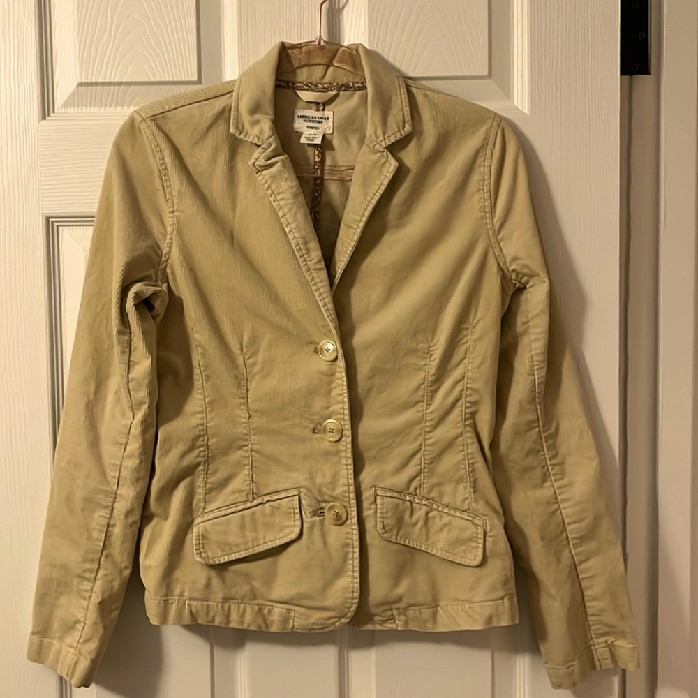 American Eagle stretch corduroy blazer